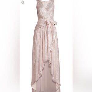 Ramy Brook Callie Metallic high low size 6 gown